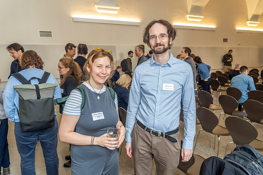 Vernetzung für den Klimaschutz: Andrea Hochebner und David Neubauer, v. l.