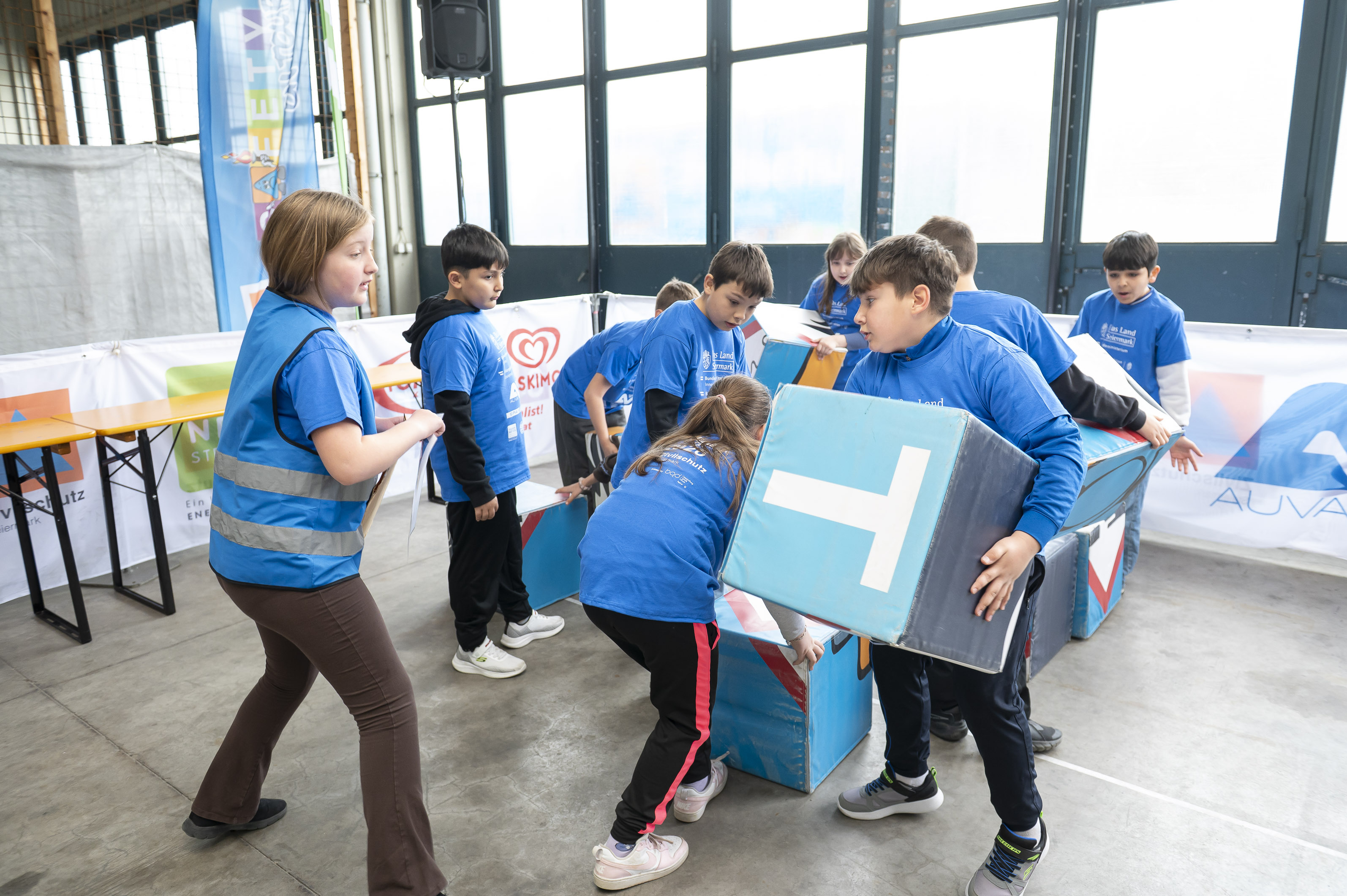 Die Kids waren mit viel Ehrgeiz dabei.