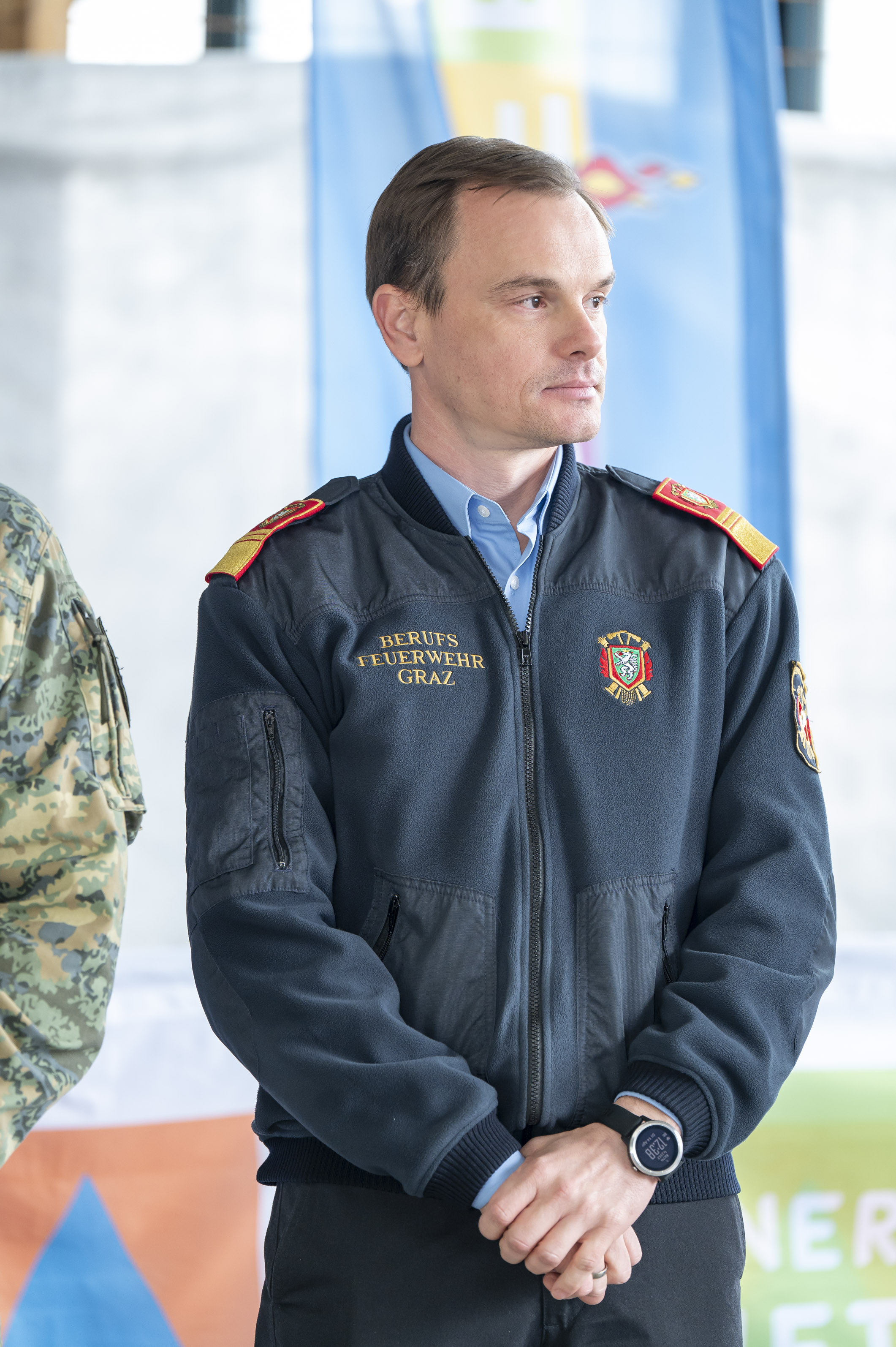 ... und Chef der Berufsfeuerwehr Graz, Gernot Ranftl © Stadt Graz/Foto Fischer ... und Chef der Berufsfeuerwehr Graz, Gernot Ranftl