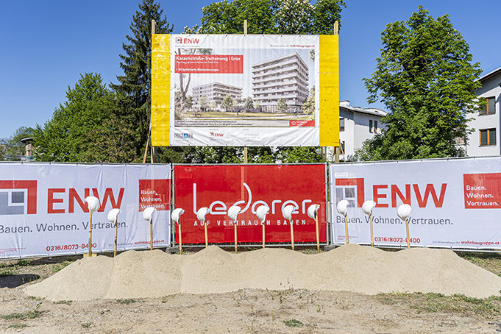 Spatenstich Gemeindewohnbau Trettenweg