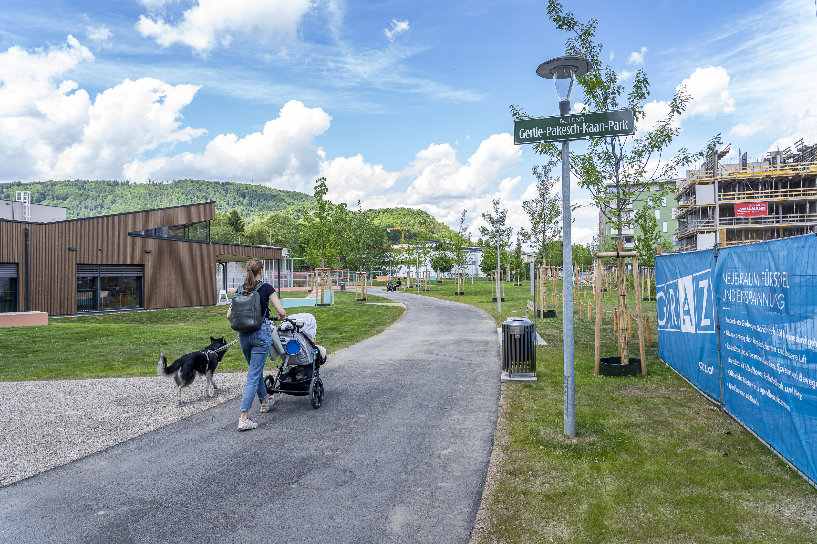Der neue Gertie-Pakesch-Kaan Park ist offiziell eröffnet