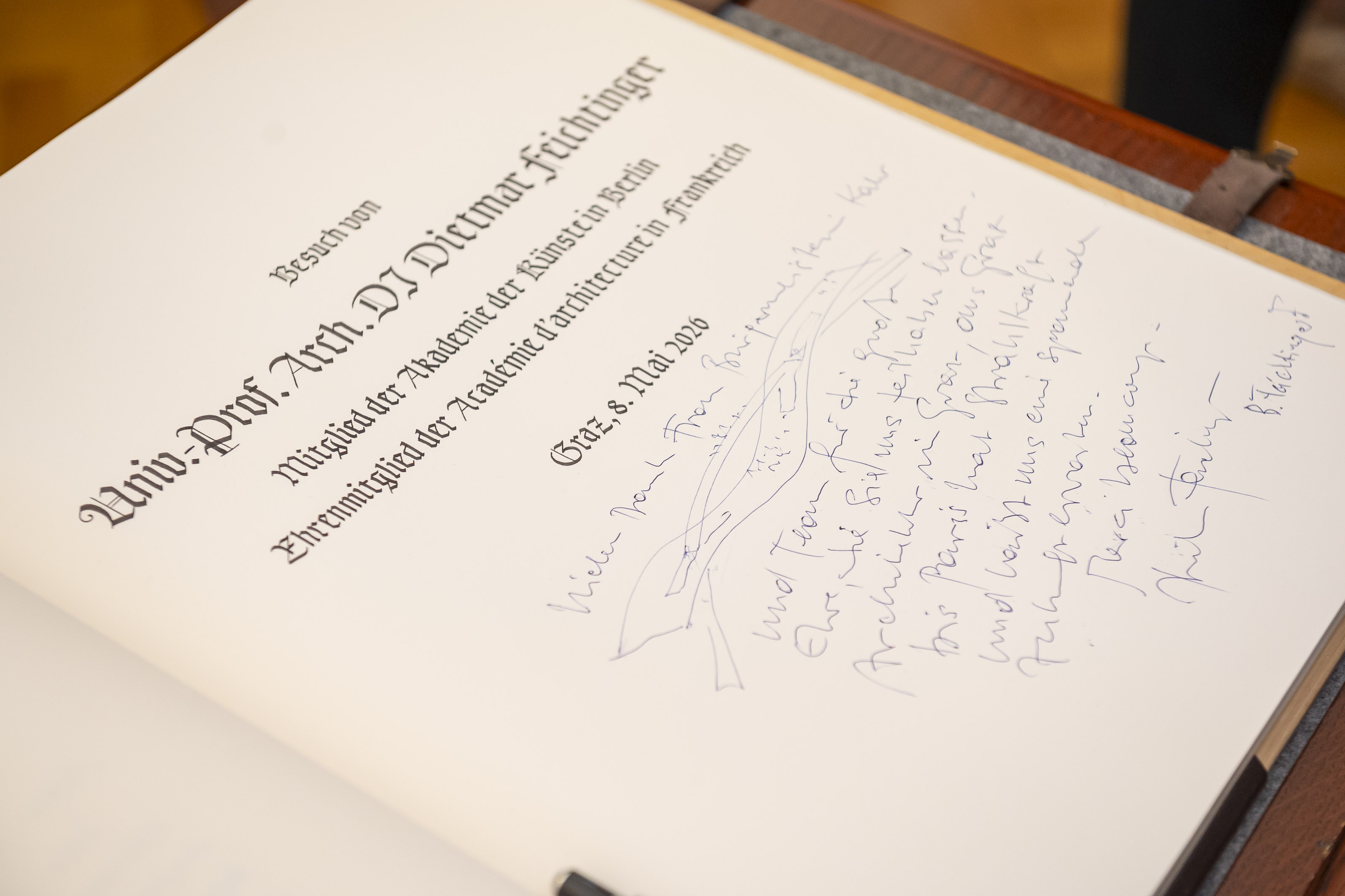 Impressionen von der Goldenen-Buch-Eintragung