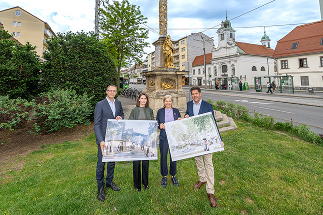 So soll der Griesplatz neu aussehen