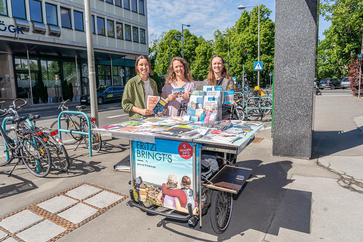 Lastenrad vor der ÖGK