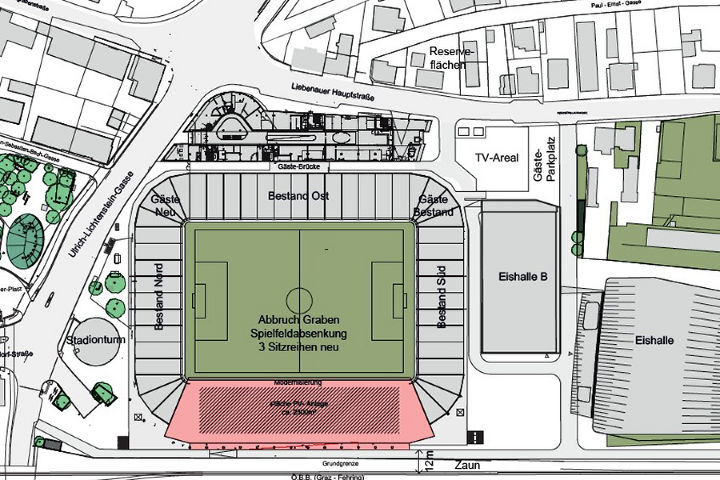 Stadion Liebenau © Stadtbaudirektion/Albert Wimmer ZT GmbH Stadion Liebenau