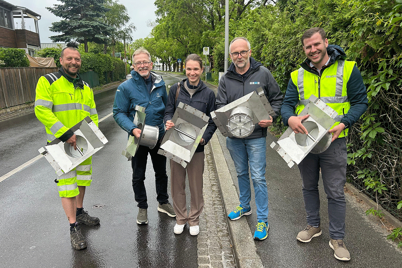 Kanalschächte bekommen "Herzklappe"