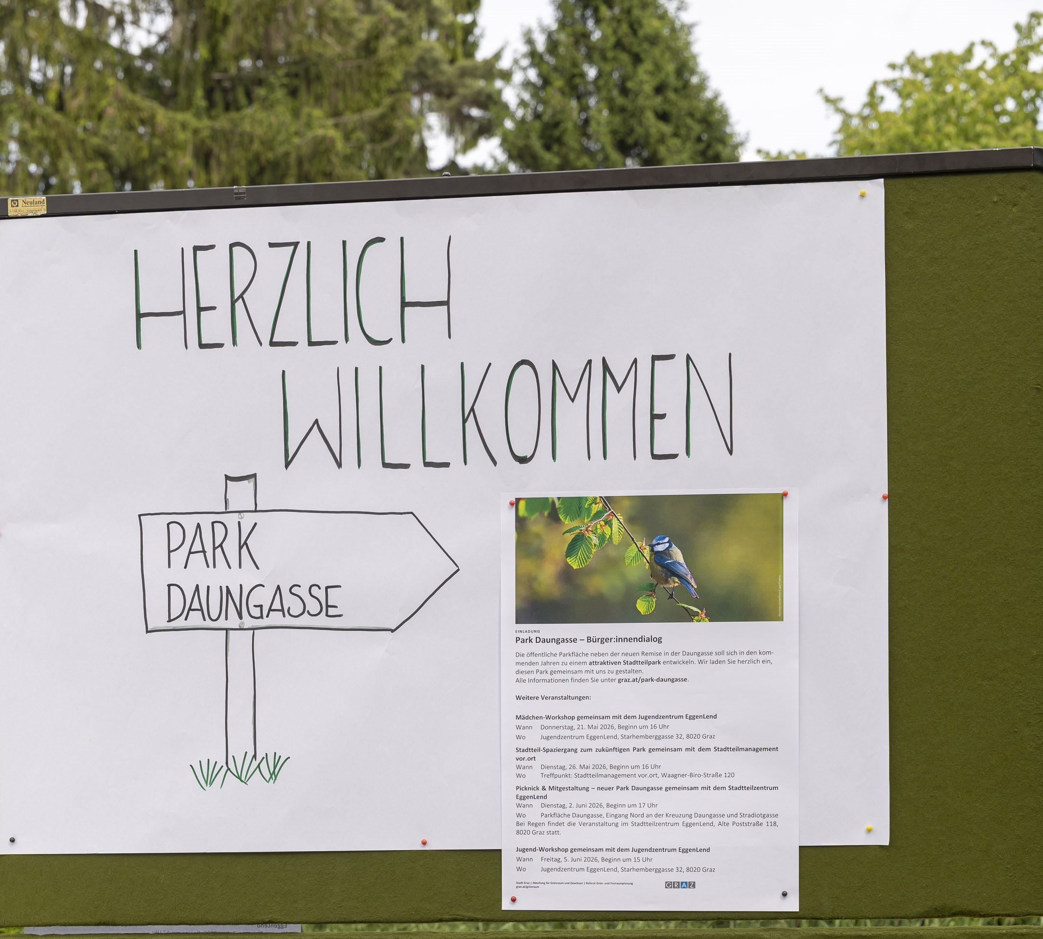 Bürger:innendialog zum Park Daungasse © Foto Fischer Bürger:innendialog zum Park Daungasse