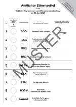 Muster Amtlicher Stimmzettel Muster Amtlicher Stimmzettel