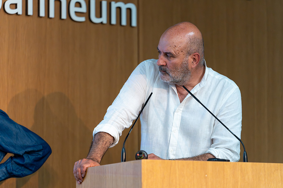 Die Zukunft der Innenstadt: Bertram Werle, Gustav Spener und Karin Oberhuber (v. l.) luden zum Dialog. © Janosch_FotoFilm Die Zukunft der Innenstadt: Bertram Werle, Gustav Spener und Karin Oberhuber (v. l.) luden zum Dialog.
