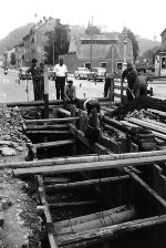 Fernwärme-Leitungsbau 1965 in der Keplerstraße. © Energie Graz Fernwärme-Leitungsbau 1965 in der Keplerstraße.