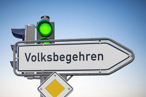 Start von fünf Volksbegehren