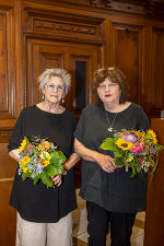 Barbara Kasper (r.) mit ihrer Nachfolgerin Sigrid Binder © Stadt Graz/Fischer Barbara Kasper (r.) mit ihrer Nachfolgerin Sigrid Binder