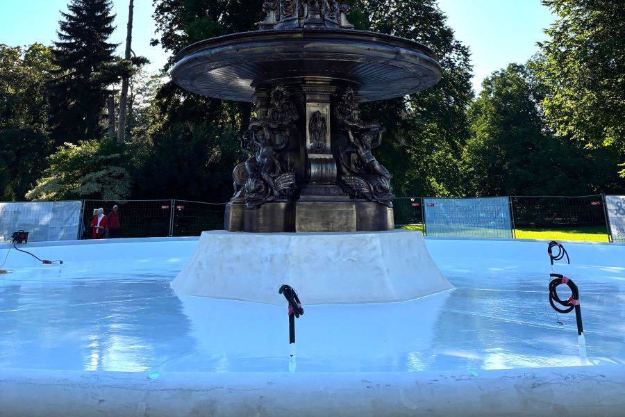 Stadtparkbrunnen Sanierung © Stadt Graz/Grünraum&Gewässer Stadtparkbrunnen Sanierung
