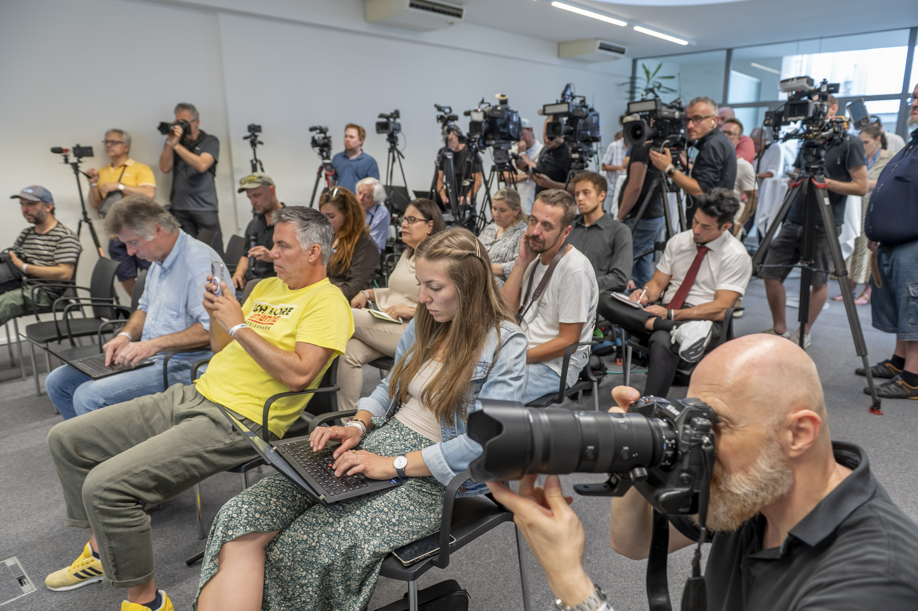 Großes Interesse der Medienvertreter.innen