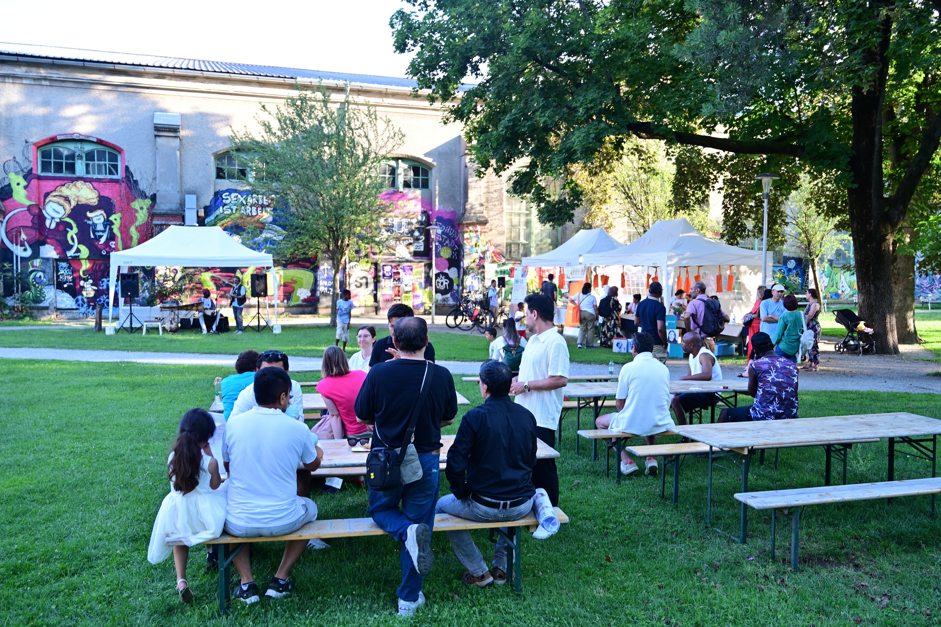 Nachbarschaftsfest im Rösselmühlpark