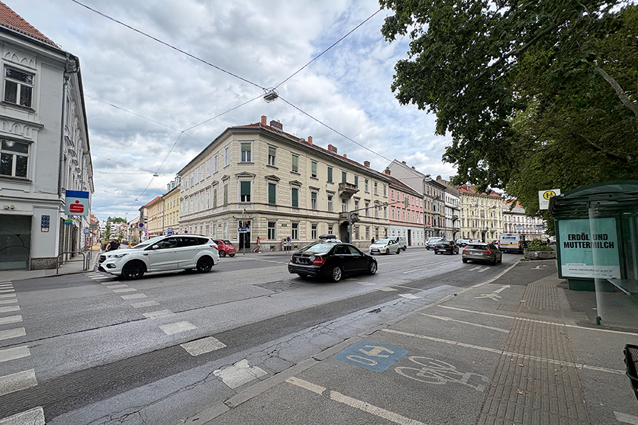 Das Land erledigt während der Sommerferien Sanierungsarbeiten in der Glacistraße.