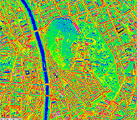 Thermalbefliegung aus 2021 – Innenstadtbereich