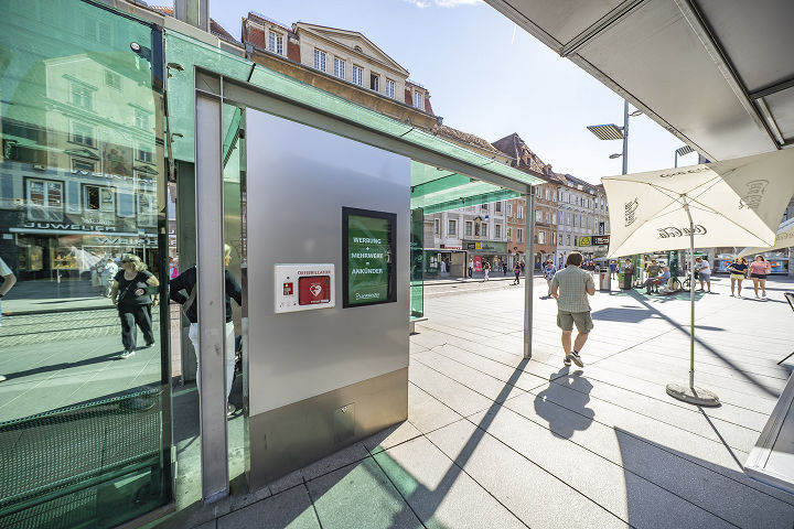 Neuer Defistandort am Hauptplatz