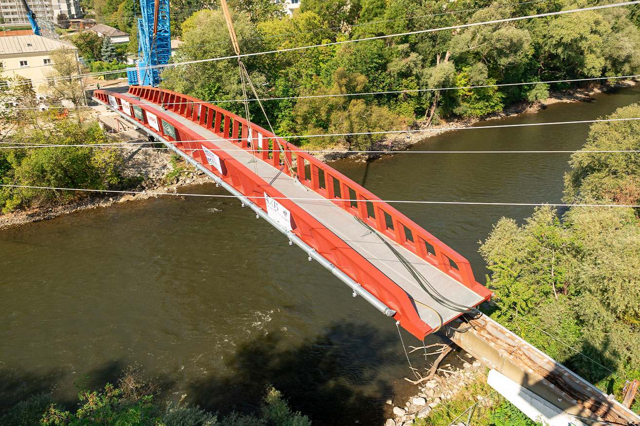 Kommt eine Brücke geflogen © Stadt Graz/Fischer Kommt eine Brücke geflogen