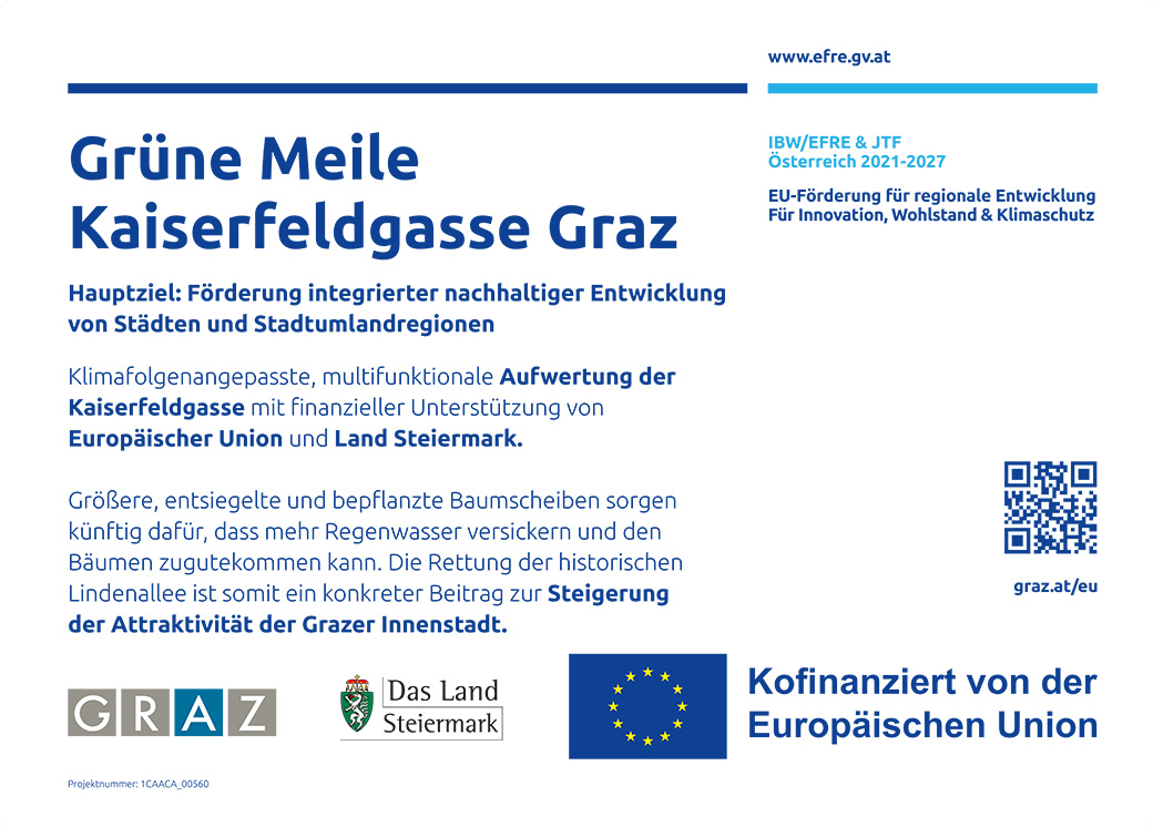 Die EU und das Land Steiermark fördern das Projekt mit 1,5 Mio. Euro