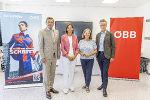 v.l.: Peter Hanke, Silvia Angelo, Elke Kahr und Roman Hebenstreit