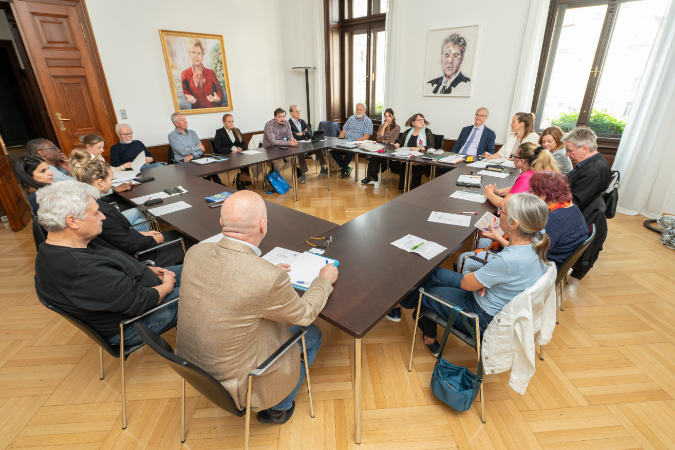 Eine produktive Sitzung. © Stadt Graz/Fischer Eine produktive Sitzung.