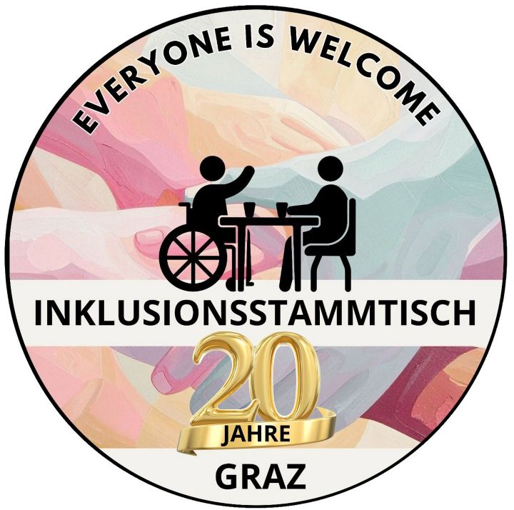 Logo Inklusionsstammtisch © Alexandra Viertler Logo Inklusionsstammtisch