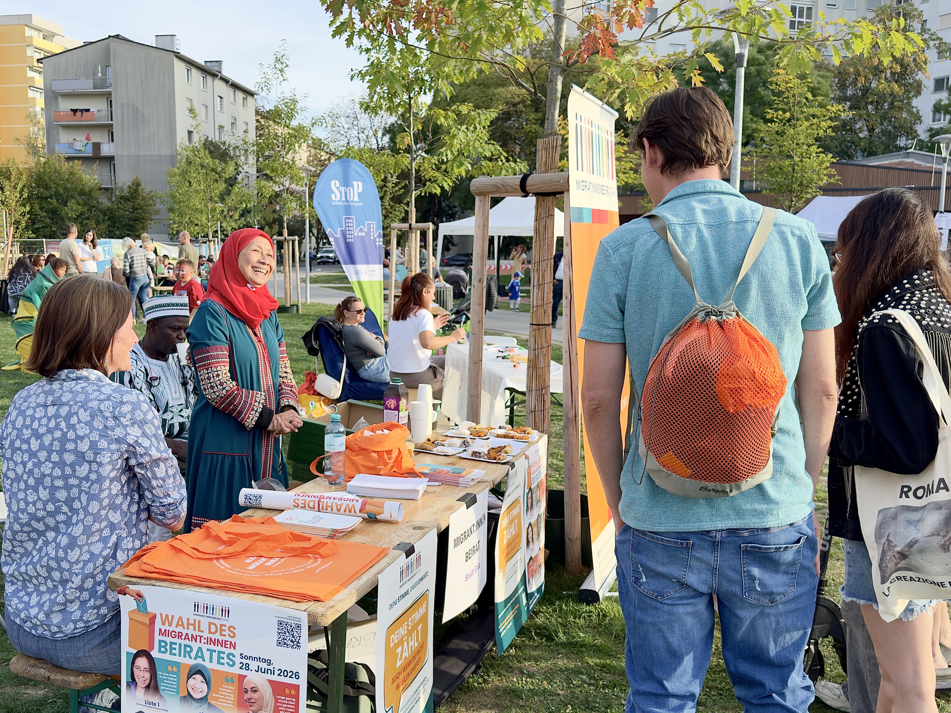 Nachbarschaftsfest EggenLend © Migrant:innenbeirat der Stadt Graz Nachbarschaftsfest EggenLend
