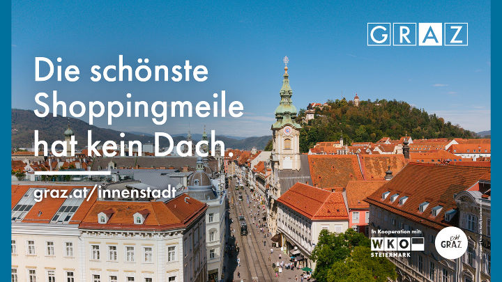 Graz. Die schönste Shoppingmeile hat kein Dach.