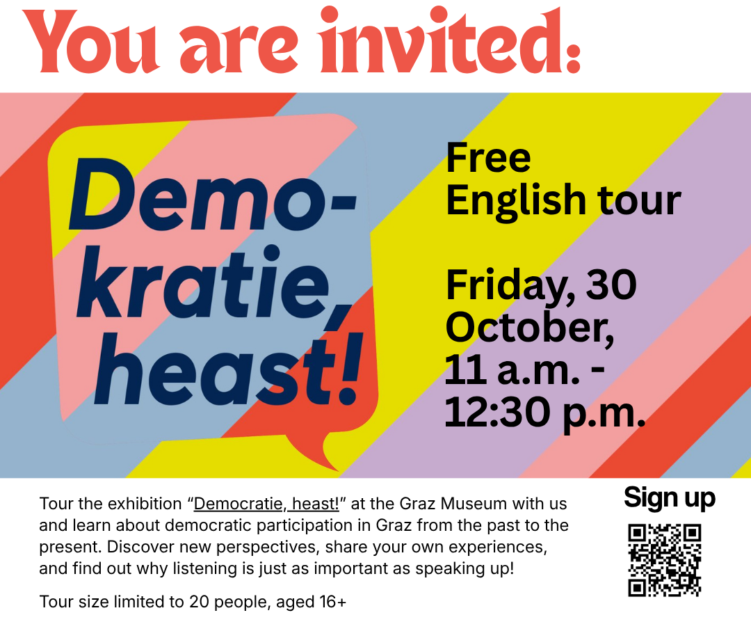 Free English Tour © Sara Crockett, Migrant:innenbeirat Graz Free English Tour