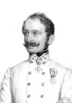 Ludwig August von Benedek (Bildausschnitt), August Prinzhofer, 1849, Lithografie