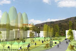 Quartierspark Blickrichtung nach Westen Quartierspark Blickrichtung nach Westen