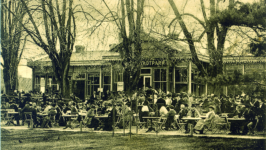 Café im Stadtpark | © Sammlung Kubinzky