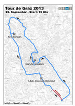 Route Tour de Graz 2013