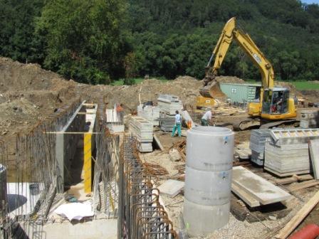 Baustelle Juli 2012